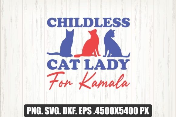 Childless Cat Lady for Kamala Embroidery Review