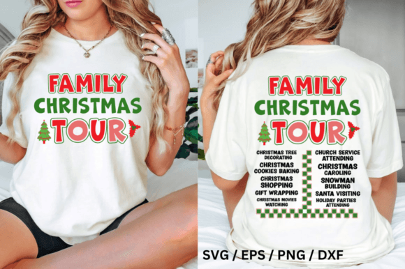 Family Christmas Tour Shirt PNG Review