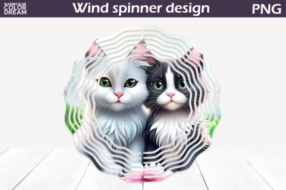 Funny Cats Wind Spinner Embroidery Review