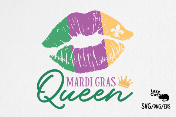 Mardi Gras Lip SVG PNG EPS Review
