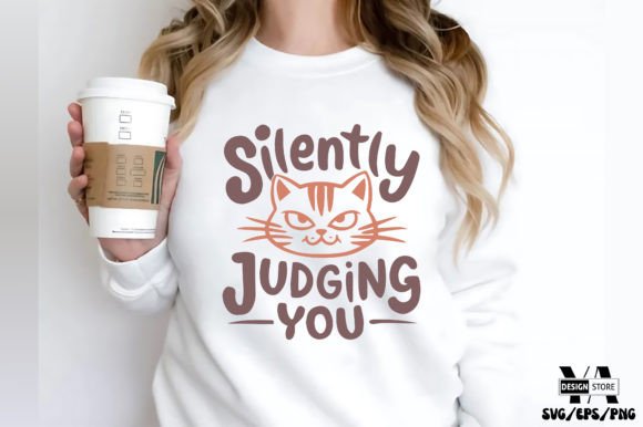 Silently Judging You Funny Cat SVG Review