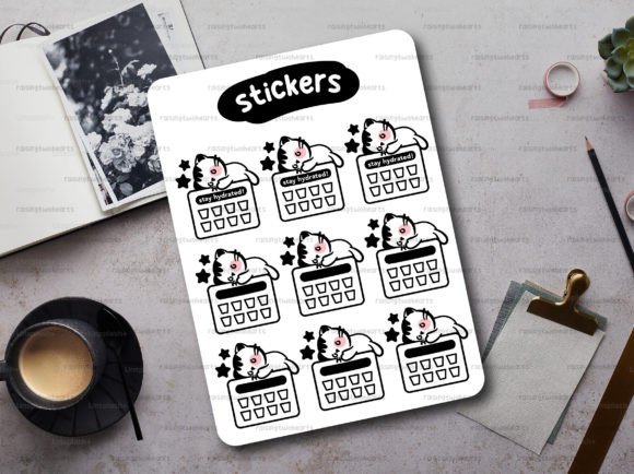 Water Tracker Digital Planner Stickers Review