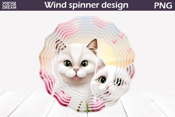 White Cats Wind Spinner Review for Embroidery Projects